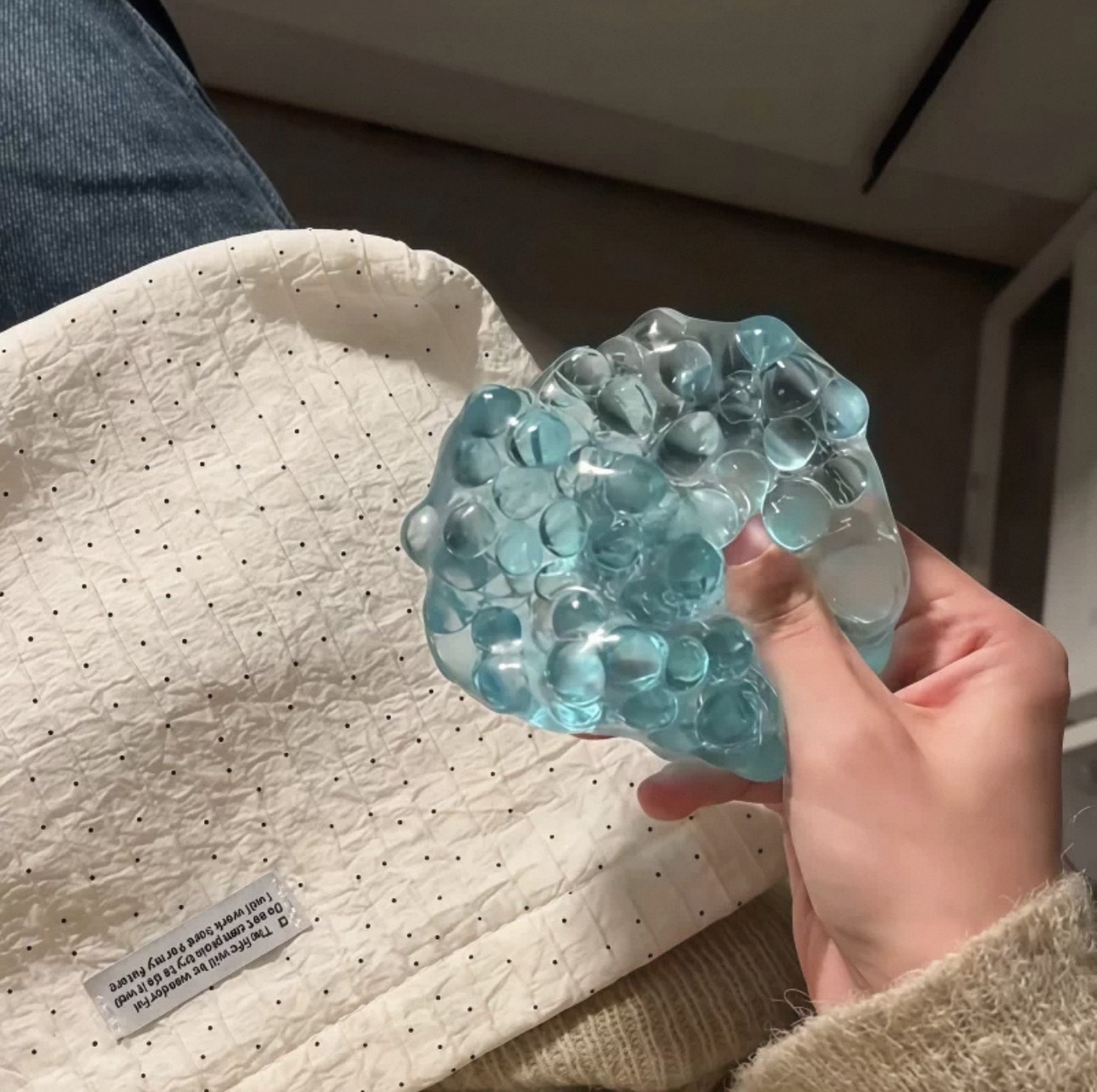 Blue Crystal Bubble Squishy
